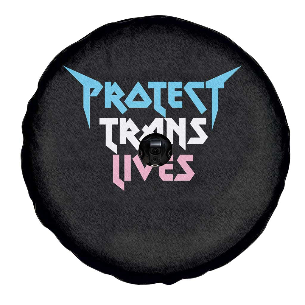 Protect Trans Lives Spare Tire Cover Heavy Metal TS10 Print Your Wear