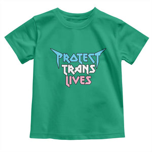 Protect Trans Lives Toddler T Shirt Heavy Metal TS10 Irish Green Print Your Wear