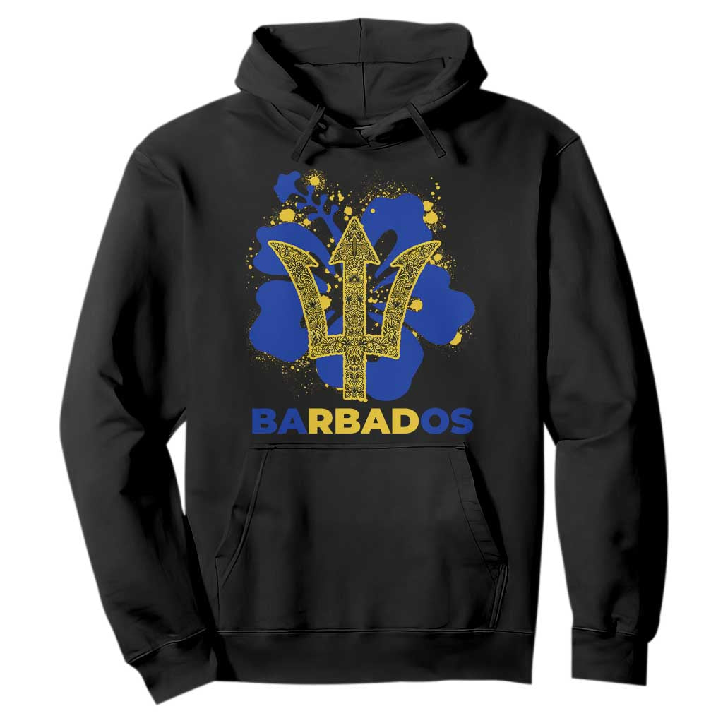 Proud Barbados Bajan Barbadian Flag Roots Hoodie TS11 Black Print Your Wear