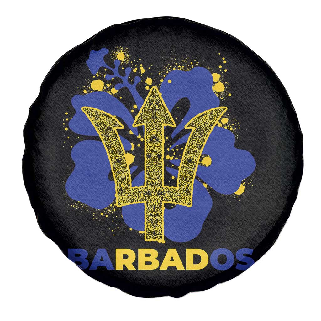 Proud Barbados Bajan Barbadian Flag Roots Spare Tire Cover TS11 Print Your Wear