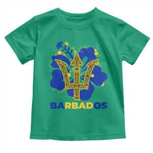 Proud Barbados Bajan Barbadian Flag Roots Toddler T Shirt TS11 Irish Green Print Your Wear