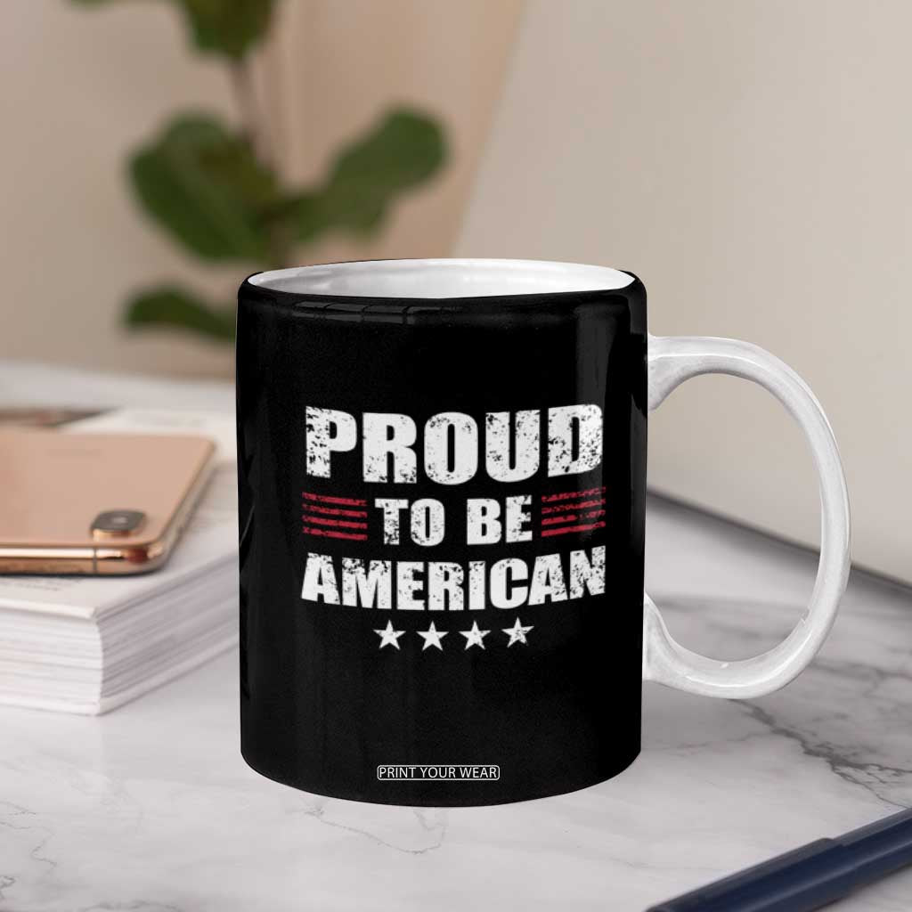 Proud To Be American Coffee Mug US Citizen Est 2025 TB09 Print Your Wear