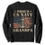 Proud US Navy Grandpa Sweatshirt Vintage American Flag Anchor TS11 Black Print Your Wear