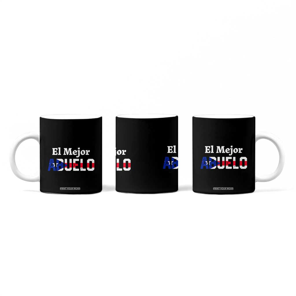 Puerto Rico Grandpa Coffee Mug La Mejor Abuelo Grandpa Father's Day Gift TB10 Print Your Wear