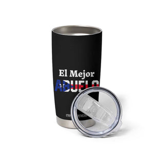 Puerto Rico Grandpa Tumbler Cup La Mejor Abuelo Grandpa Father's Day Gift TB10 Print Your Wear