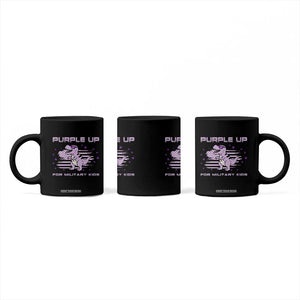 Purple Up For Military Kids Coffee Mug Military Child Month Army Dinosaur Dino TS10 Print Your Wear