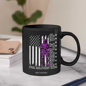 Purple Up For Military Kids Coffee Mug Military Child Month TS02 Print Your Wear