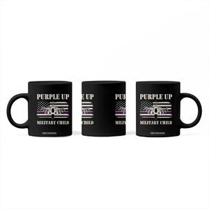 Purple Up For Military Kids Coffee Mug Month of Military Child Kids Air Force US Flag TS02 Print Your Wear