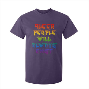 Queer Pride T Shirt For Kid Queer People Will Always Exist LGBTQIA Gay Ally TS10 Purple Print Your Wear