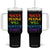Queer Pride Tumbler With Handle Queer People Will Always Exist LGBTQIA Gay Ally TS10 One Size: 40 oz Black Print Your Wear