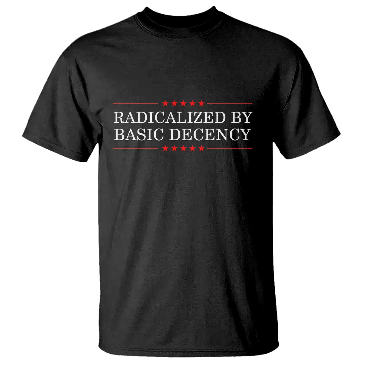 Radicalized By Basic Decency T Shirt Feminist Activist Protest TS10 Black Print Your Wear