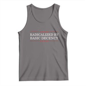 Radicalized By Basic Decency Tank Top Feminist Activist Protest TS10 Deep Heather Print Your Wear
