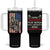 Real Grandpas Ride Motorcycles Tumbler With Handle Some Grandpas Play Bingon American Flag TB10 One Size: 40 oz Black Print Your Wear