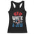 Red White and Jew Racerback Tank Top Funny Jewish Patriotic 4th of July Star Of David TS02 Black Print Your Wear