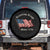 Rejecting Kings Spare Tire Cover Since 1776 No Kings In America Retro US Flag TS10 No hole Black Print Your Wear