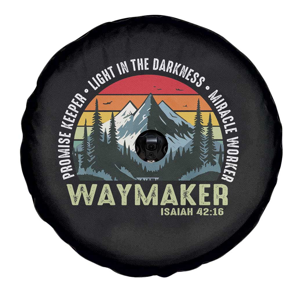 Religious Christian Waymaker Spare Tire Cover Promise Keeper Light In The Darkness Miracle Worker TS11 Print Your Wear