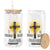 Religious Easter Glass Can 1 Cross 3 Nails Forgiven Christian Cross Jesus TS02 Black Print Your Wear
