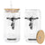 Religious Easter Glass Can 1 Cross 3 Nails Forgiven Jesus Christian Faith TS02 Black Print Your Wear