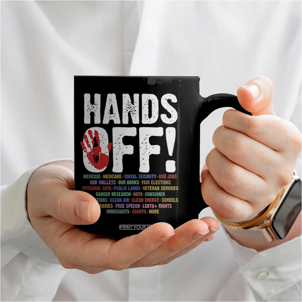 Resist Hands Off Coffee Mug Protect USA American We The People TS02 Print Your Wear