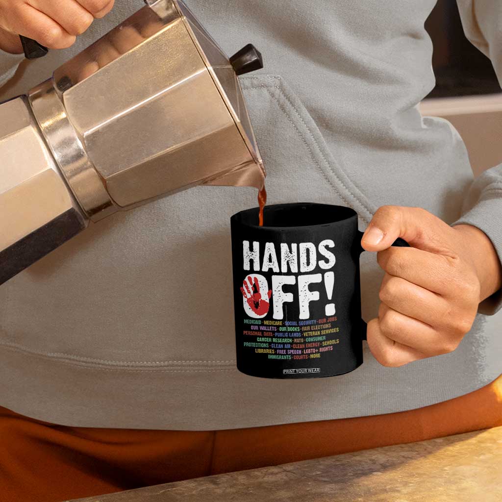 Resist Hands Off Coffee Mug Protect USA American We The People TS02 Print Your Wear