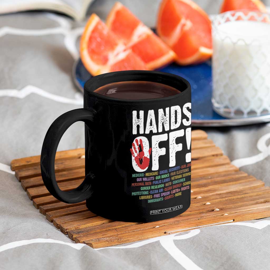 Resist Hands Off Coffee Mug Protect USA American We The People TS02 Print Your Wear