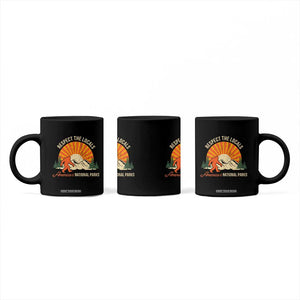 Respect The Locals Coffee Mug America's National Parks Vintage Bigfoot TS02 Print Your Wear