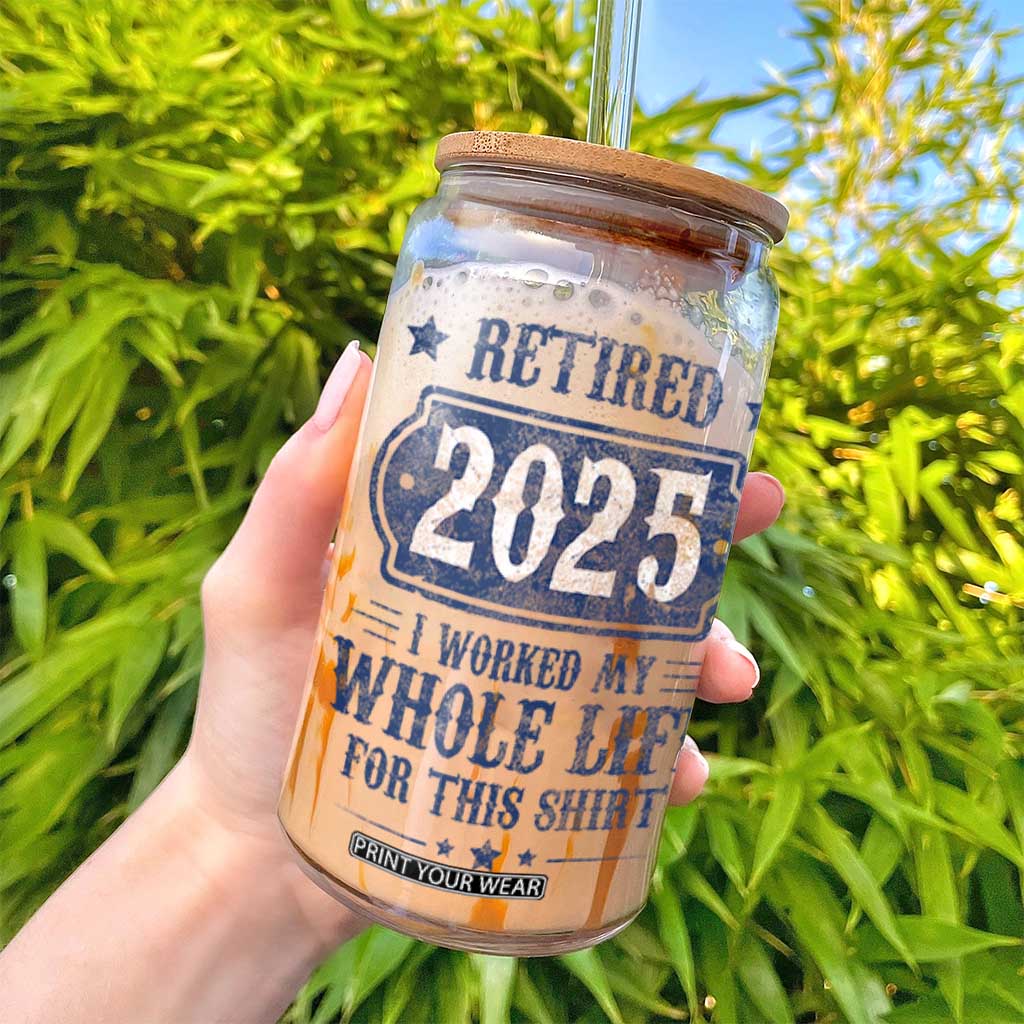 Retired 2025 Glass Can Retirement Worked Whole Life For This TS10 Print Your Wear