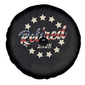 Retired 2025 Spare Tire Cover Retirement Gifts American Flag TS10 Print Your Wear