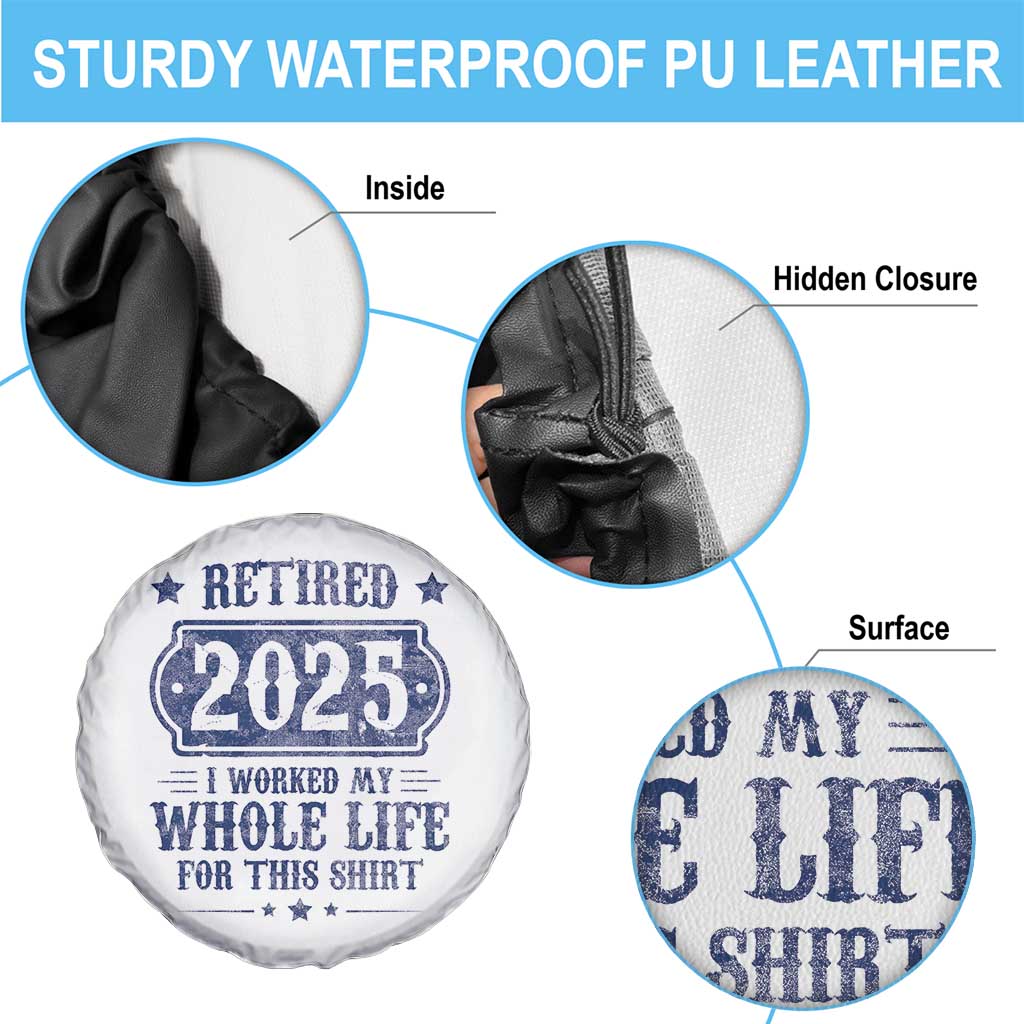 Retired 2025 Spare Tire Cover Retirement Worked Whole Life For This TS10 Print Your Wear