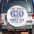Retired 2025 Spare Tire Cover Retirement Worked Whole Life For This TS10 No hole White Print Your Wear