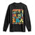 Retired Est 2025 Long Sleeve Shirt In My Retirement Era Groovy Summer Vibes TS10 Black Print Your Wear