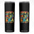 Retired Est 2025 Skinny Tumbler In My Retirement Era Groovy Summer Vibes TS10 Black Print Your Wear