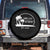 Retired Est 2025 Spare Tire Cover Hello Retirement Summer Vibes TS10 No hole Black Print Your Wear