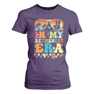 Retired Est 2025 T Shirt For Women In My Retirement Era Groovy Summer Vibes TS10 Purple Print Your Wear