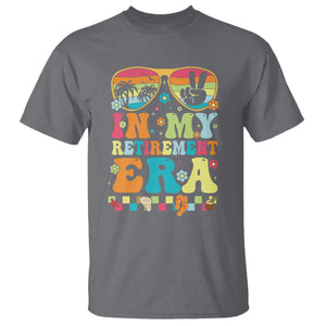 Retired Est 2025 T Shirt In My Retirement Era Groovy Summer Vibes TS10 Charcoal Print Your Wear