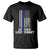 Retired Police Lieutenant T Shirt Retirement Blue Line American Flags TS10 Black Print Your Wear