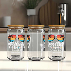Retired Teacher 2025 Glass Can School's Out Forever Retirement Summer Vibes TS10 Print Your Wear