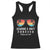 Retired Teacher 2025 Racerback Tank Top School's Out Forever Retirement Summer Vibes TS10 Black Print Your Wear