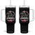 Retired Teacher Tumbler With Handle Floral For Grandmas Retirement TS10 One Size: 40 oz Black Print Your Wear