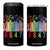 Retro 8647 4 in 1 Can Cooler Tumbler Foxtrots Delta Tangos Book Flower TS10 One Size: 16 oz Black Print Your Wear
