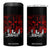 Retro 8647 4 in 1 Can Cooler Tumbler Vintage USA American Flag Skull TS10 One Size: 16 oz Black Print Your Wear