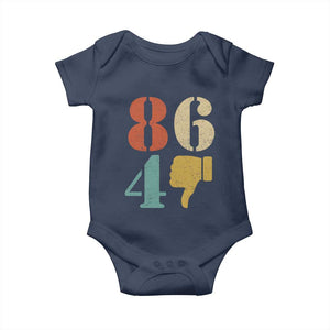 Retro 8647 Baby Onesie Classic Retro Vintage 80s Style TS10 Navy Print Your Wear