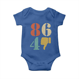 Retro 8647 Baby Onesie Classic Retro Vintage 80s Style TS10 Royal Blue Print Your Wear