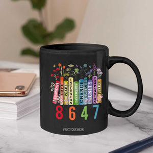 Retro 8647 Coffee Mug Equal Rights Book Flower Feminist Women Rights TS10 Print Your Wear