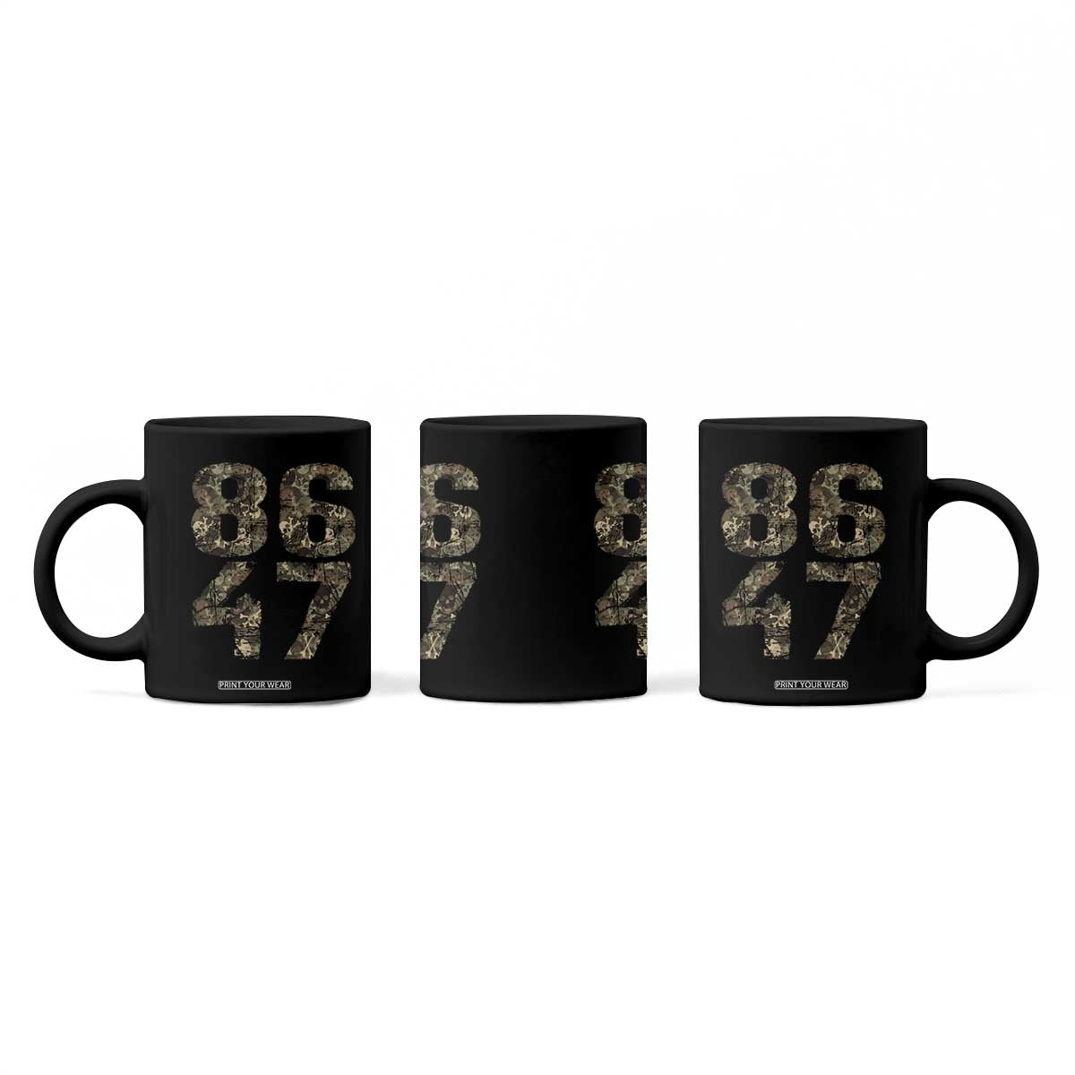 Retro 8647 Coffee Mug Vintage Camouflage Camo Skull TS10 Print Your Wear