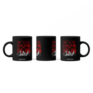 Retro 8647 Coffee Mug Vintage USA American Flag Skull TS10 Print Your Wear