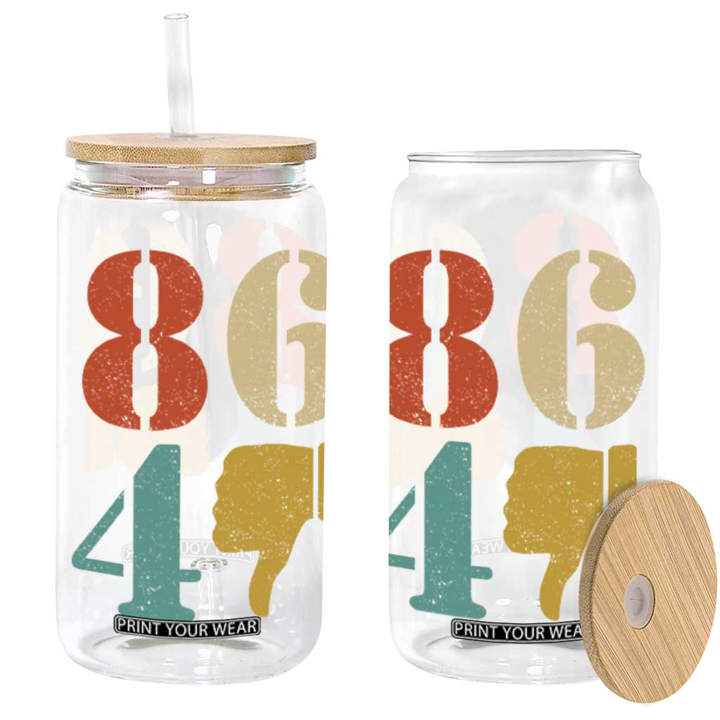 Retro 8647 Glass Can Classic Retro Vintage 80s Style TS10 Black Print Your Wear