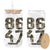 Retro 8647 Glass Can Vintage Camouflage Camo Skull TS10 Black Print Your Wear