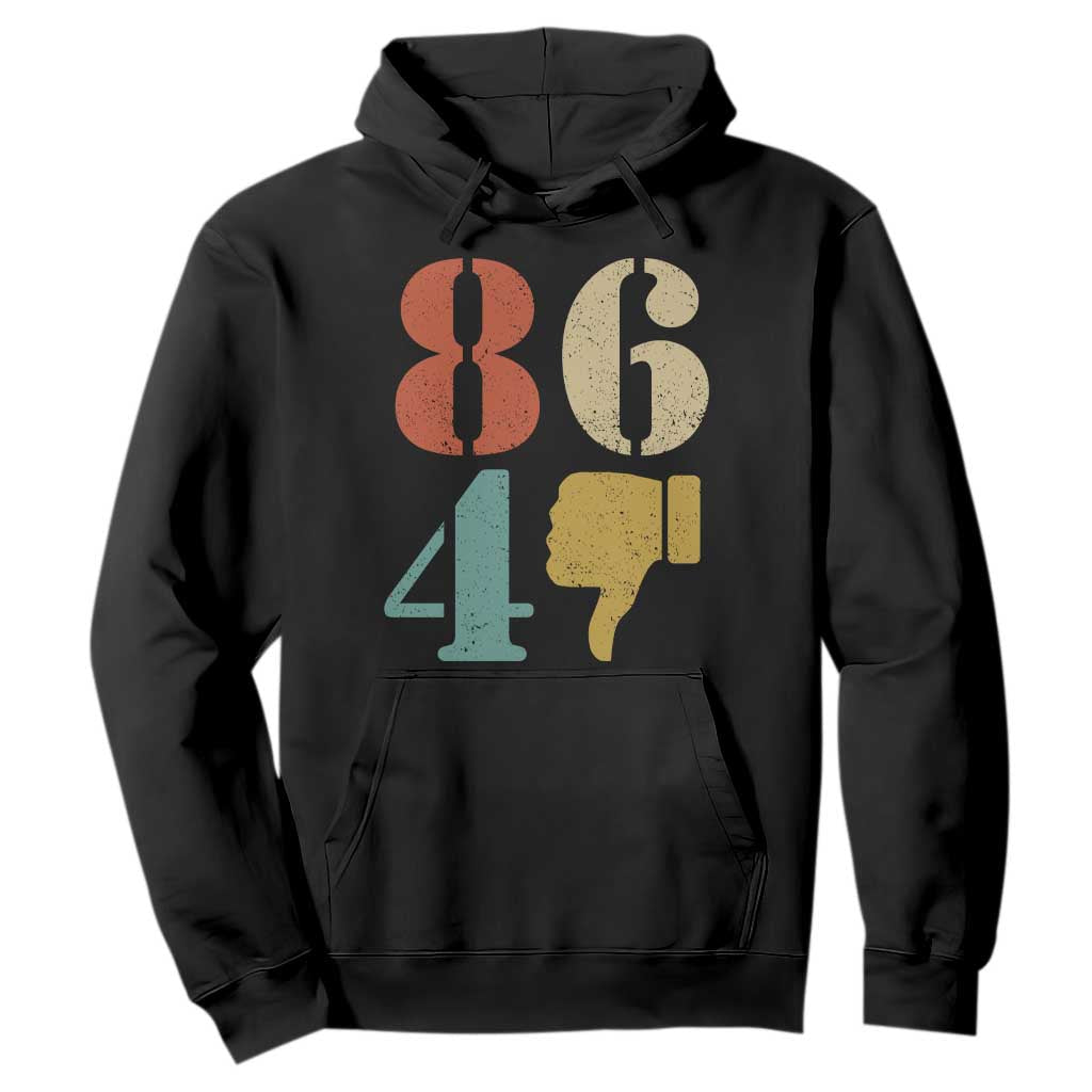 Retro 8647 Hoodie Classic Retro Vintage 80s Style TS10 Black Print Your Wear