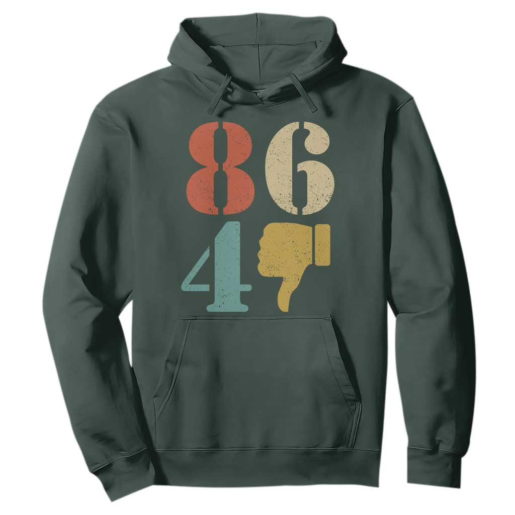Retro 8647 Hoodie Classic Retro Vintage 80s Style TS10 Dark Forest Green Print Your Wear